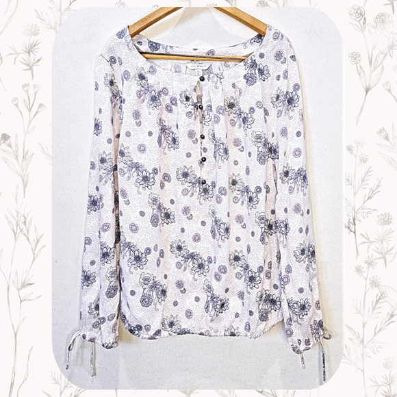Lucky Brand Tops - 🕊️Lucky Brand Floral Boho Top size Small